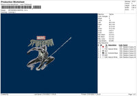 Spider Marv Embroidery File 4 size