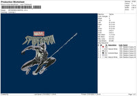 Spider Marv Embroidery File 4 size