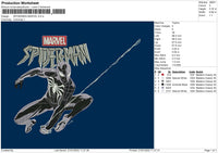 Spider Marv Embroidery File 4 size
