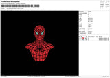 Spider 0208 Embroidery File 6 sizes