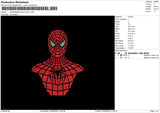 Spider 0208 Embroidery File 6 sizes