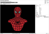 Spider 0208 Embroidery File 6 sizes