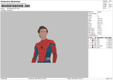 Spiderman Flat Embroidery File 4 size