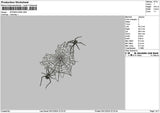 Spidersweb 02 Embroidery File 6 sizes