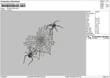 Spidersweb 02 Embroidery File 6 sizes