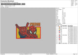 Spider Rectangle V2 Embroidery File 6 sizes