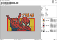 Spider Rectangle V2 Embroidery File 6 sizes