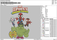 Spidey0408 Embroidery File 6 sizes
