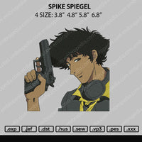 Spike Spiegel Embroidery File 4 size