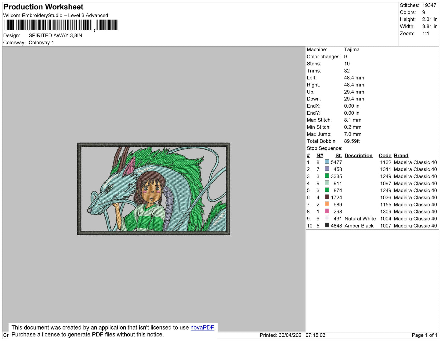 SPIRITED AWAY