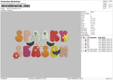 Spooky Season 03 Embroidery File 5 sizes