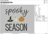 Spooky Season V2 Embroidery File 5 sizes