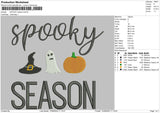 Spooky Season V2 Embroidery File 5 sizes