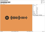 Spotify V04 Embroidery File 4 sizes