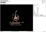 Spotless Embroidery File 6 sizes