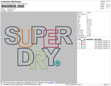SuperDry 01 Embroidery File 4 size