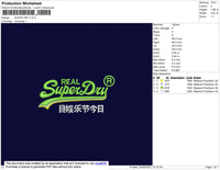 SuperDry Embroidery File 4 size