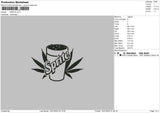 Sprite Embroidery File 4 size