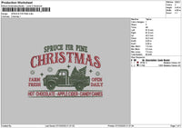 Christmastext 0710 Embroidery FIle 6 sizes