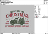 Christmastext 0710 Embroidery FIle 6 sizes
