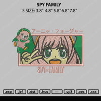 Spy Family Embroidery File 5 sizes