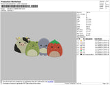 Squish 4 Character Embroidery File 4 size