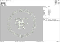 SRC Embroidery File 4 size