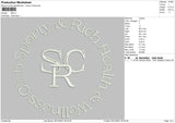SRC Embroidery File 4 size