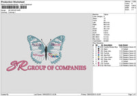 Srgrouptext Embroidery File 6 sizes