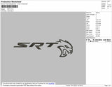 SRT Embroidery File 4 size