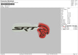 Srt Text V3 Embroidery File 6 sizes