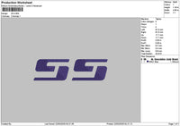 Sstext 02 Embroidery File 6 sizes