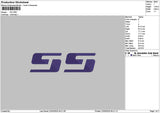 Sstext 02 Embroidery File 6 sizes