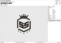 SS logo Embroidery File 6 size