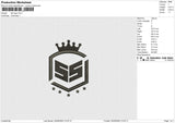 SS logo Embroidery File 6 size
