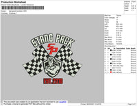 Stangpack Flag Embroidery File 4 size