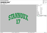 Stannoux Embroidery File 5 sizes