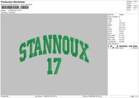Stannoux Embroidery File 5 sizes