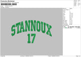 Stannoux Embroidery File 5 sizes