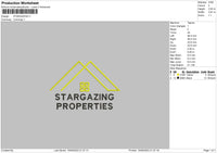 Stargazing Embroidery File 6 sizes