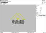 Stargazing Embroidery File 6 sizes