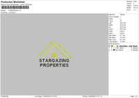 Stargazing Embroidery File 6 sizes