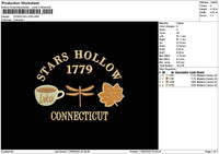 Starstext 1109 Embroidery File 6 sizes