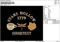 Starstext 1109 Embroidery File 6 sizes