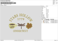 Stars 3107b Embroidery File 6 sizes