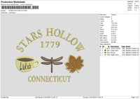 Stars 3107b Embroidery File 6 sizes