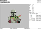 Starwars V3 Embroidery File 4 sizes