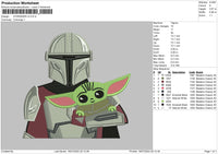 Starwars V3 Embroidery File 4 sizes