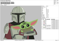 Starwars V3 Embroidery File 4 sizes