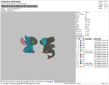 Stitch Face Change Embroidery File 4 size